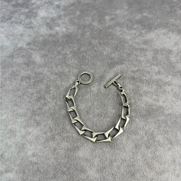 GUCCI Vintage Chain Bracelet Silver Sterling 925 Unisex - Picture 4 of 10